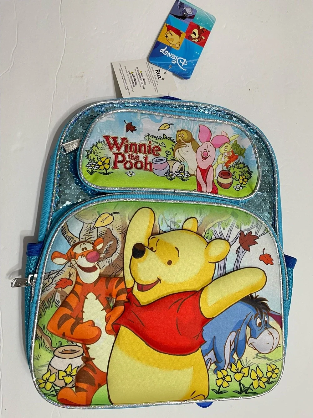 Small Backpack - Winnie The Pooh 3D Pop-up 12” Bag NEW With Tag!